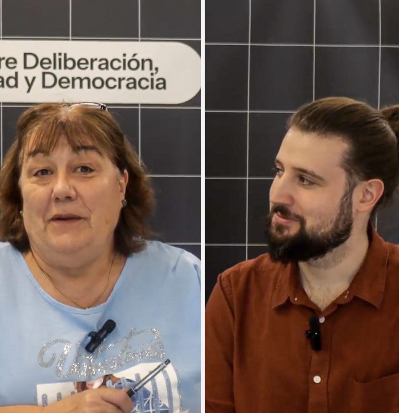 Participantes de la Asamblea Ciudadana por el Clima