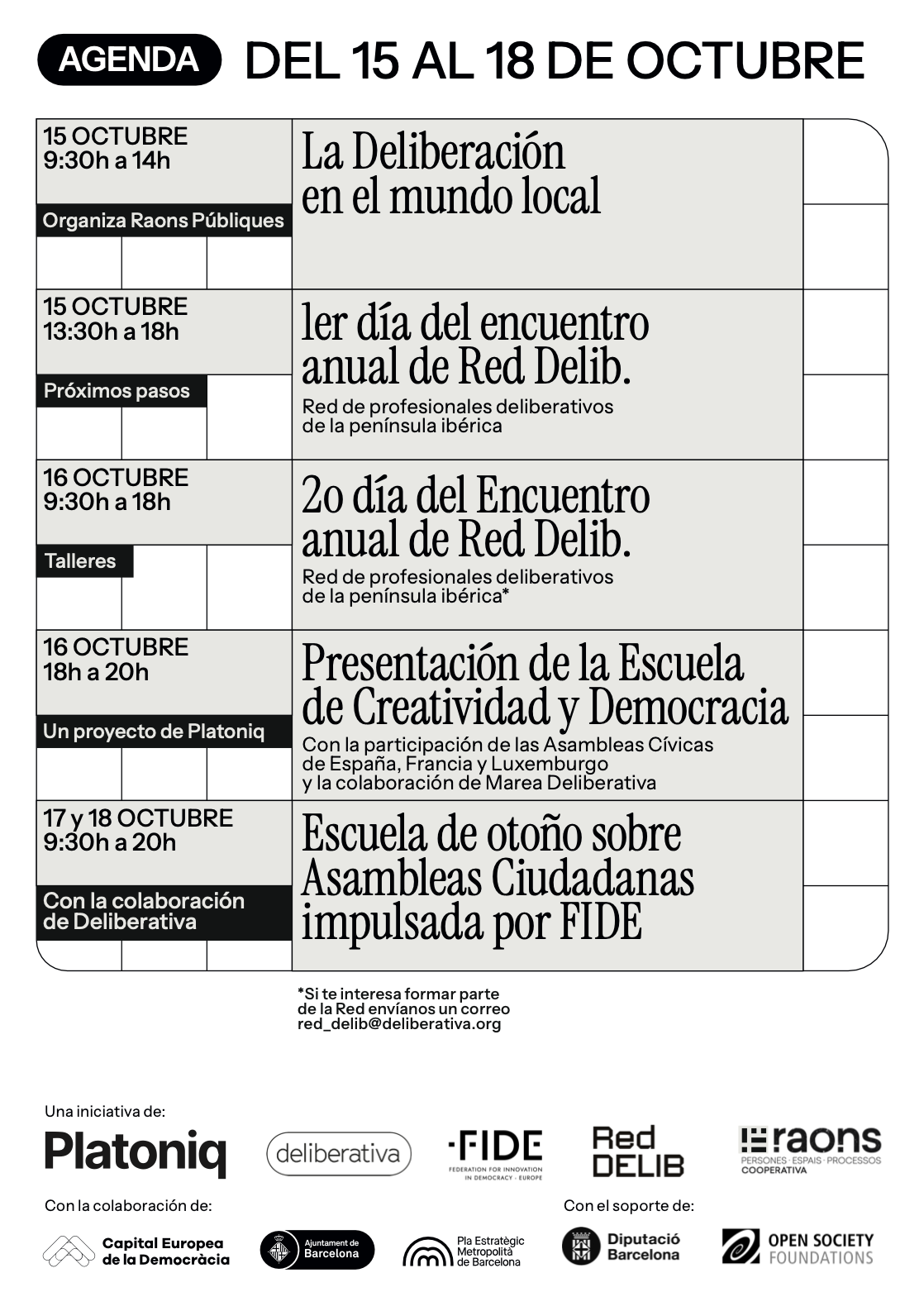 Programa del Foro Programa del Foro