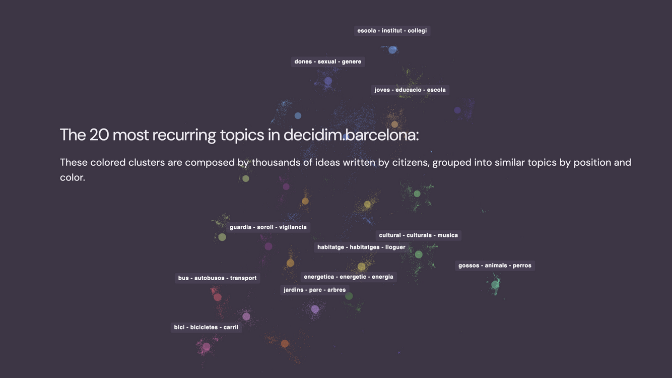 Análisis de más de 31 000 propuestas ciudadanas presentadas a decidim.barcelona entre 2016 y 2024