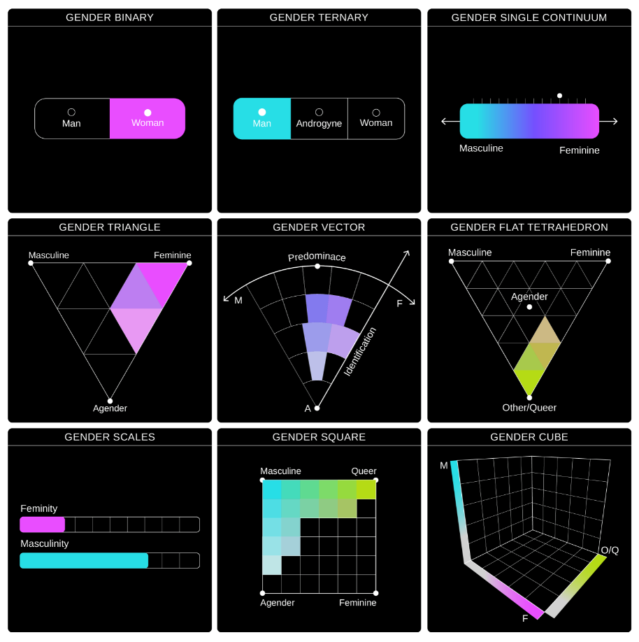 Visualisations of the gender spectrum